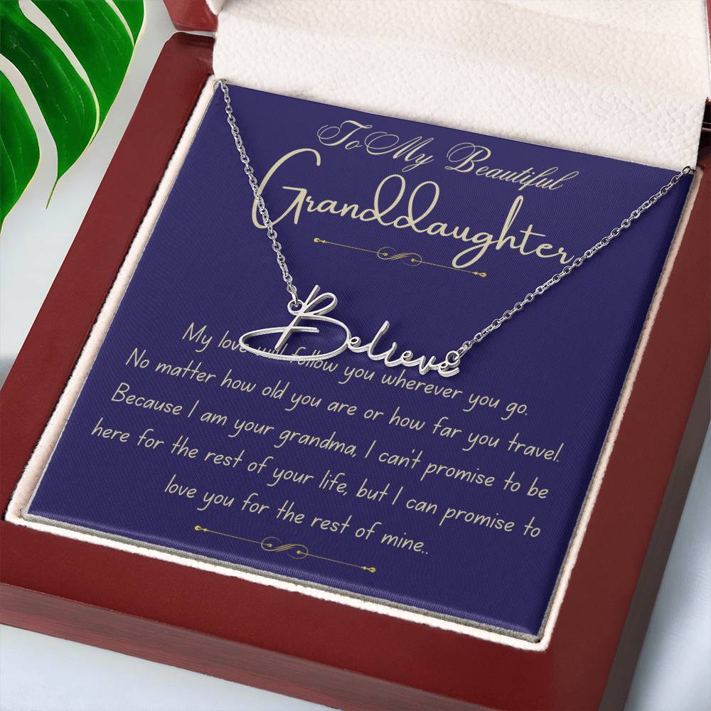 For My Sweet Granddaughter – Always & Forever