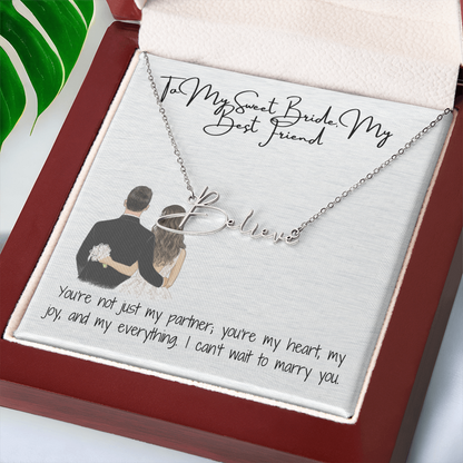 Sweetheart Bride Necklace