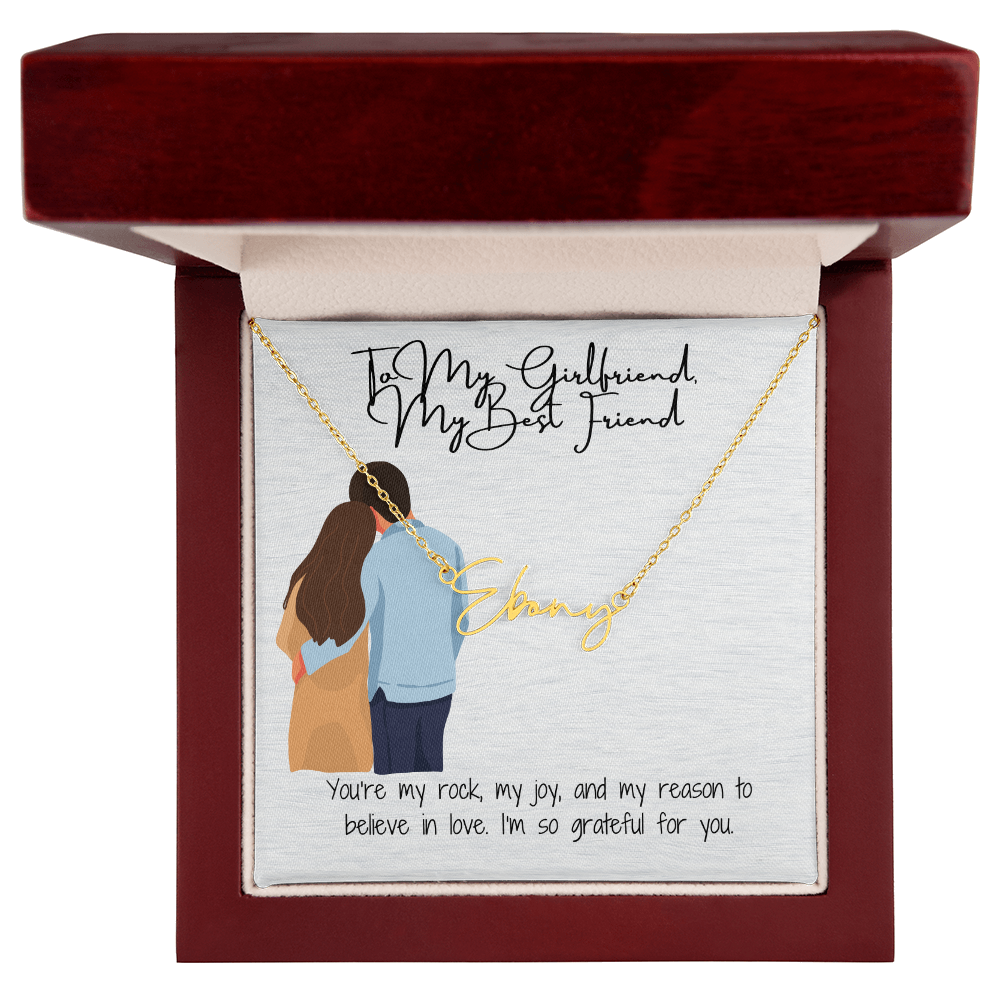 My Bestfriend Girlfriend Name Necklace