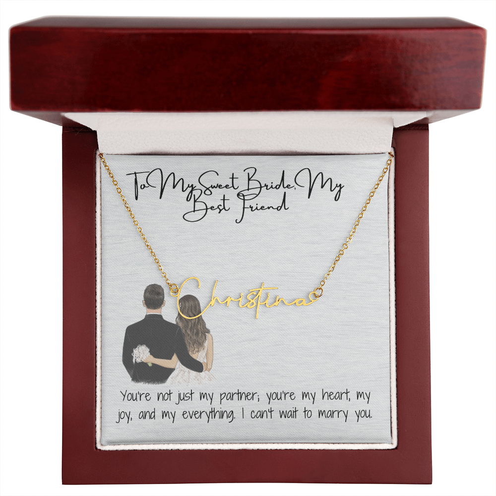 Sweetheart Bride Necklace