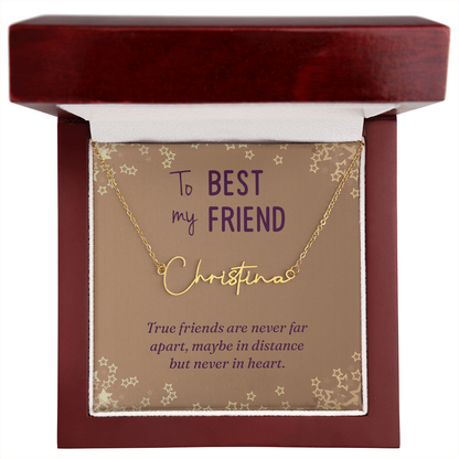 To My Best Friend – Endless Love Necklace