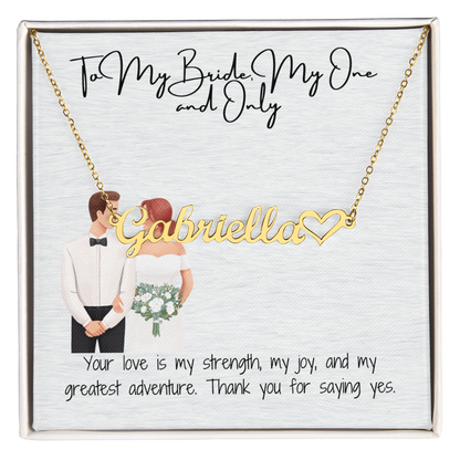I Do Countdown Necklace