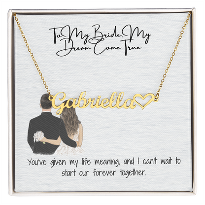 The Wedding Dream Necklace