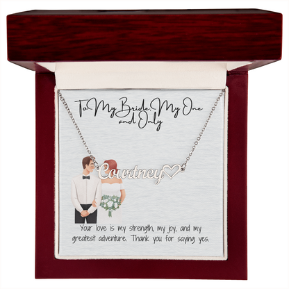 I Do Countdown Necklace