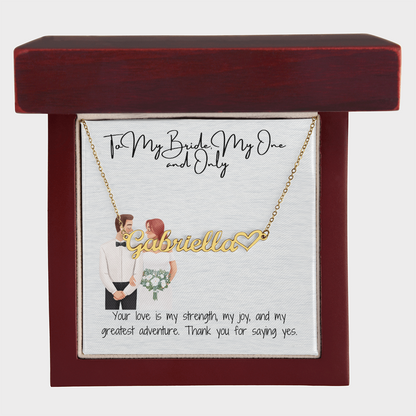 I Do Countdown Necklace