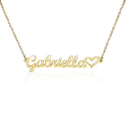 Personalized Heart Necklace – Everyday Style