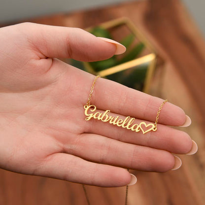 Personalized Heart Necklace – Everyday Style