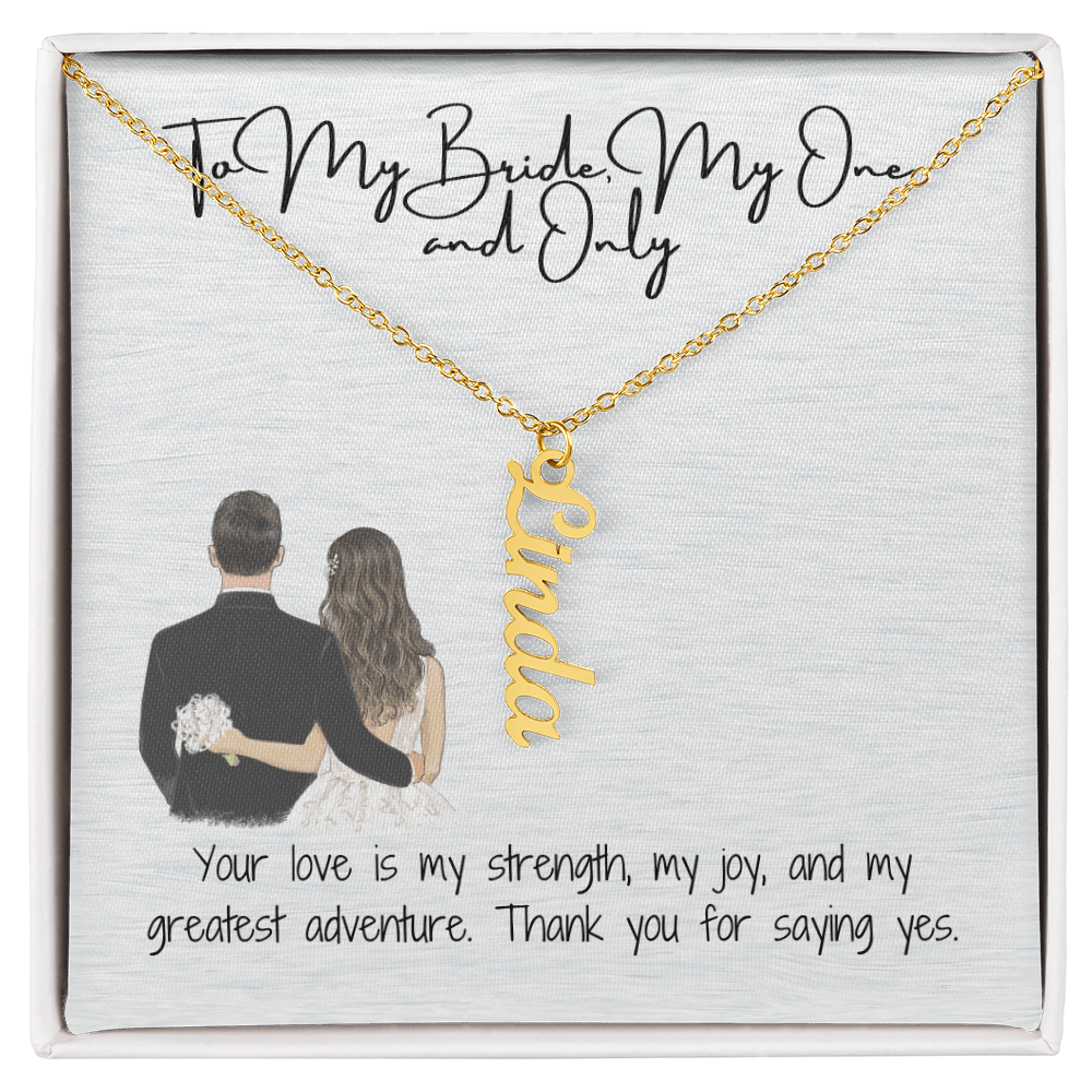 The Elegant I Do Necklace