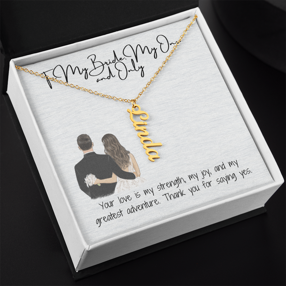 The Elegant I Do Necklace