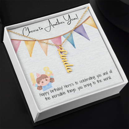 Cheers to Another Year Necklace