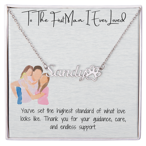 Dad's love pendant