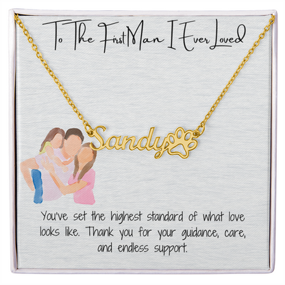 Dad's love pendant