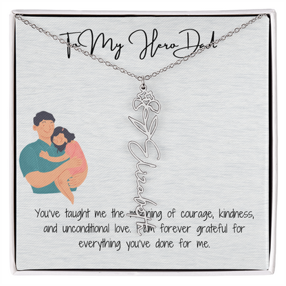 My Lifelong Hero Necklace