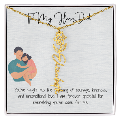 My Lifelong Hero Necklace