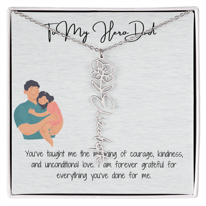 My Lifelong Hero Necklace