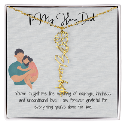 My Lifelong Hero Necklace