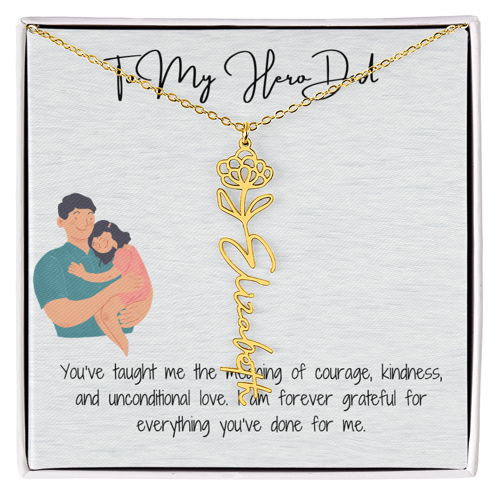 My Lifelong Hero Necklace