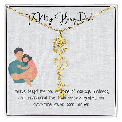 My Lifelong Hero Necklace