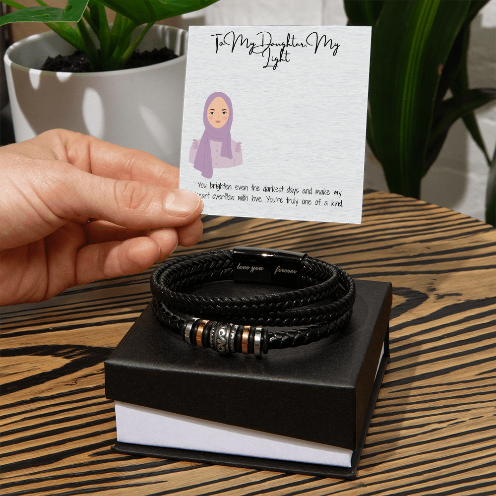Strength & Identity  Custom Dog Tag Necklace for My Hijabi Daughter