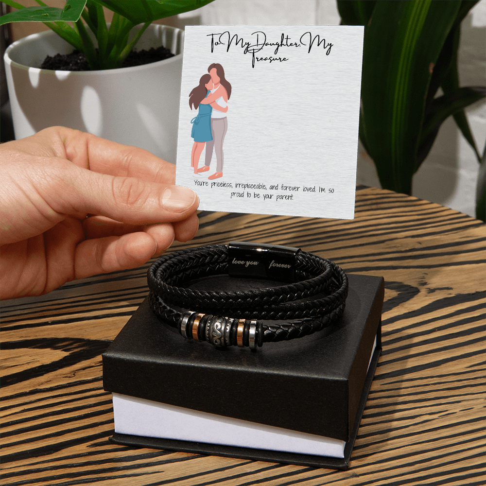 A Timeless Promise  Love You Forever Bracelet