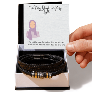 Strength & Identity  Custom Dog Tag Necklace for My Hijabi Daughter