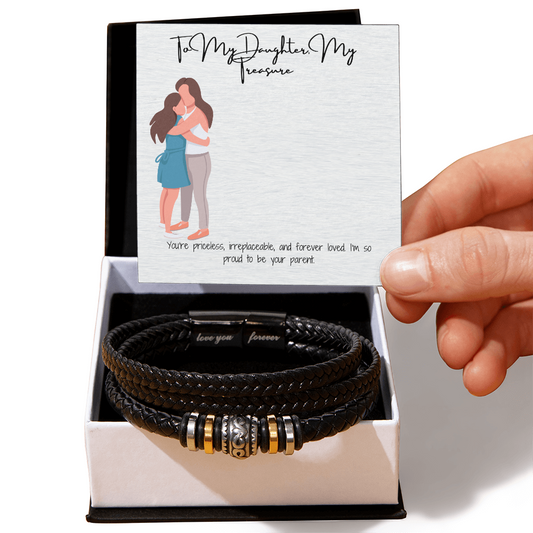 A Timeless Promise  Love You Forever Bracelet