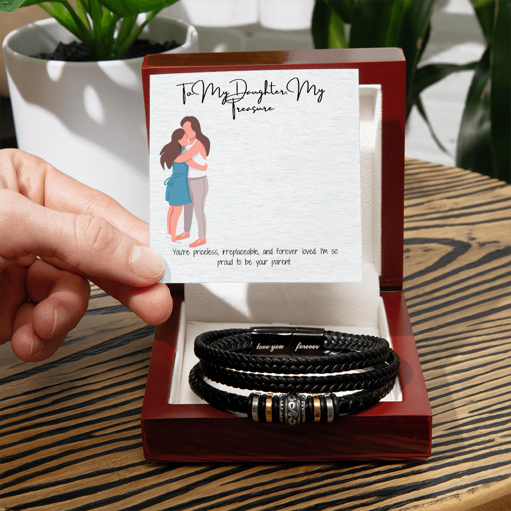 A Timeless Promise  Love You Forever Bracelet