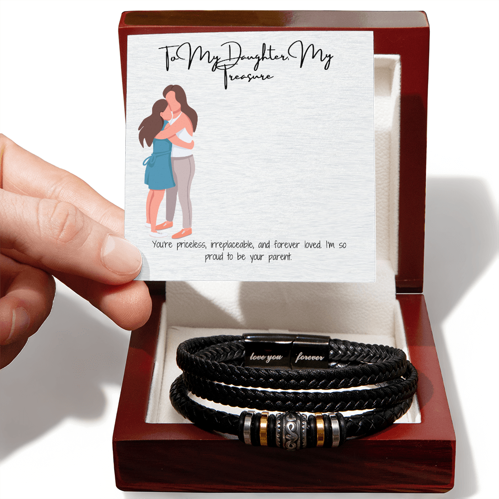 A Timeless Promise  Love You Forever Bracelet
