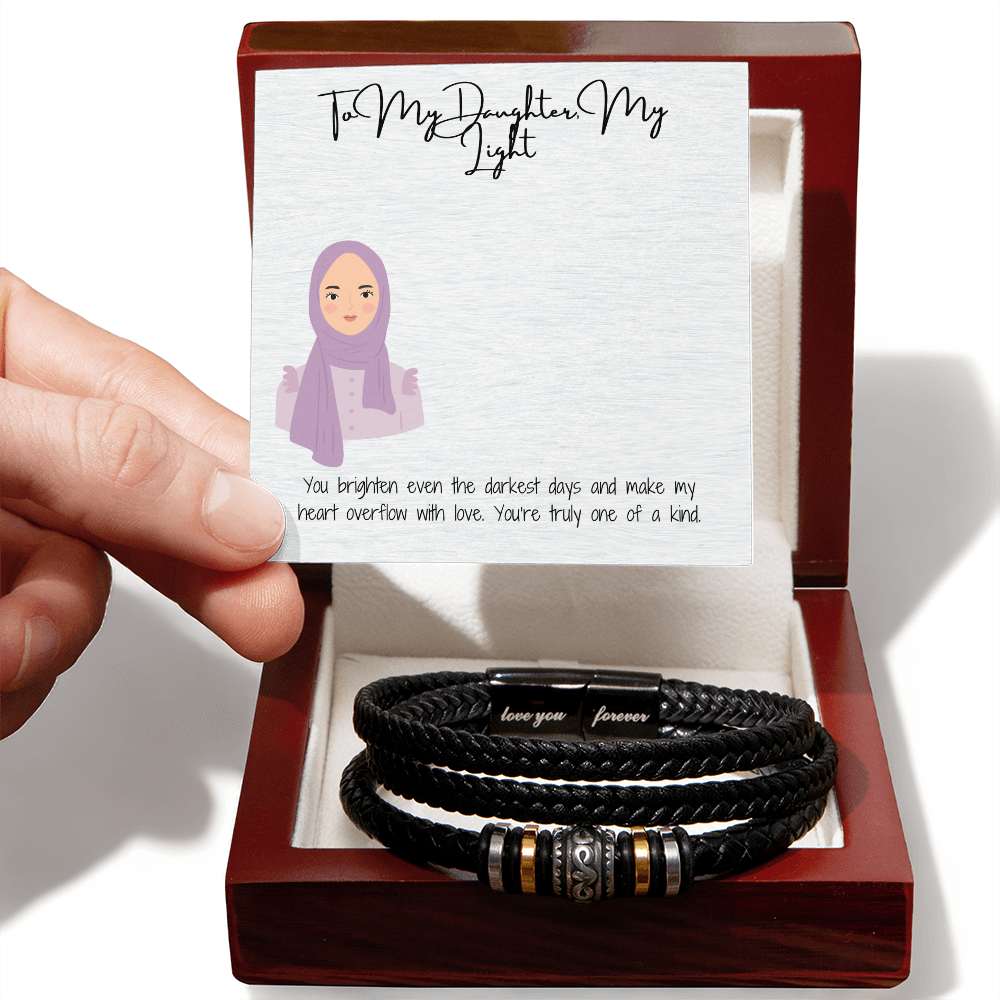 Strength & Identity  Custom Dog Tag Necklace for My Hijabi Daughter