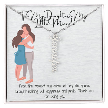 Personalized Multi-Name Necklace  A Unique Gift for Your White Daughter