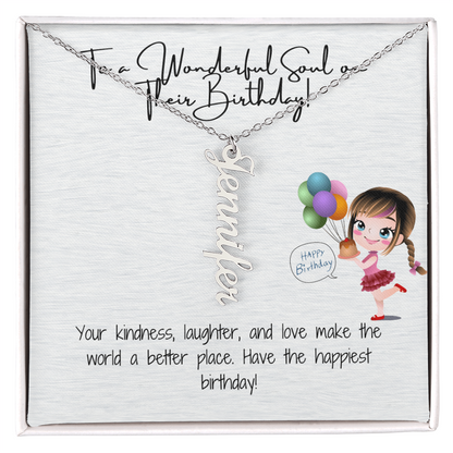 Birthday Happiness Necklace