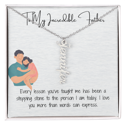 Dad's Light of Love Necklace