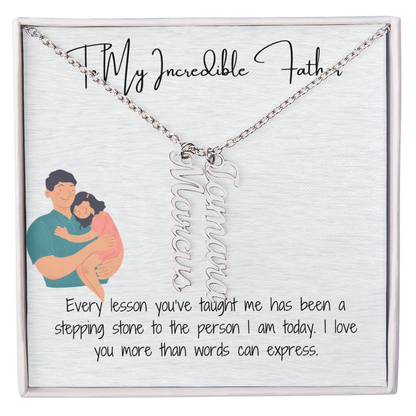 Dad's Light of Love Necklace