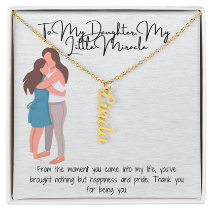 Personalized Multi-Name Necklace  A Unique Gift for Your White Daughter