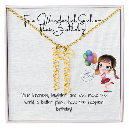 Birthday Happiness Necklace