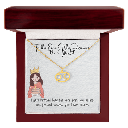 "Radiance Birthday Necklace"