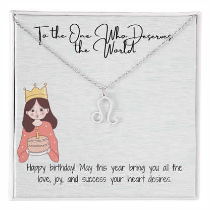 "Radiance Birthday Necklace"