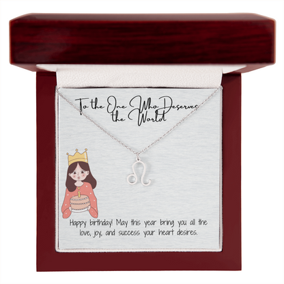"Radiance Birthday Necklace"