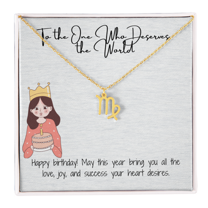"Radiance Birthday Necklace"