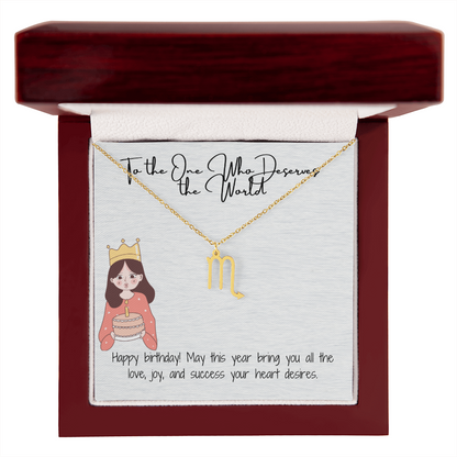 "Radiance Birthday Necklace"