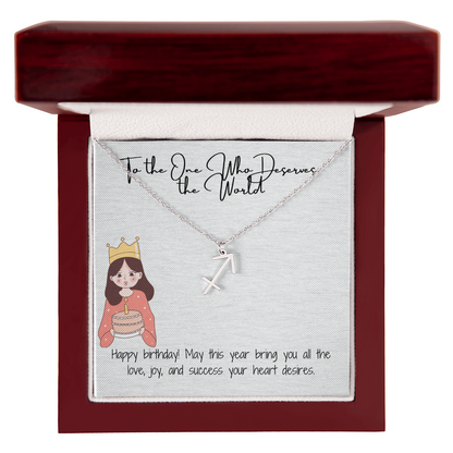 "Radiance Birthday Necklace"