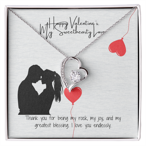 Because I Love You Valentine's Day Pendant Gift Set