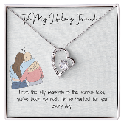 To my best friend Forever Love Necklace