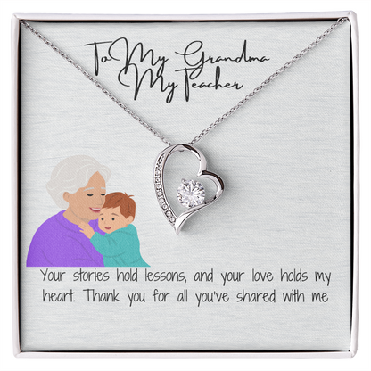 Timeless Love Necklace for Grandma