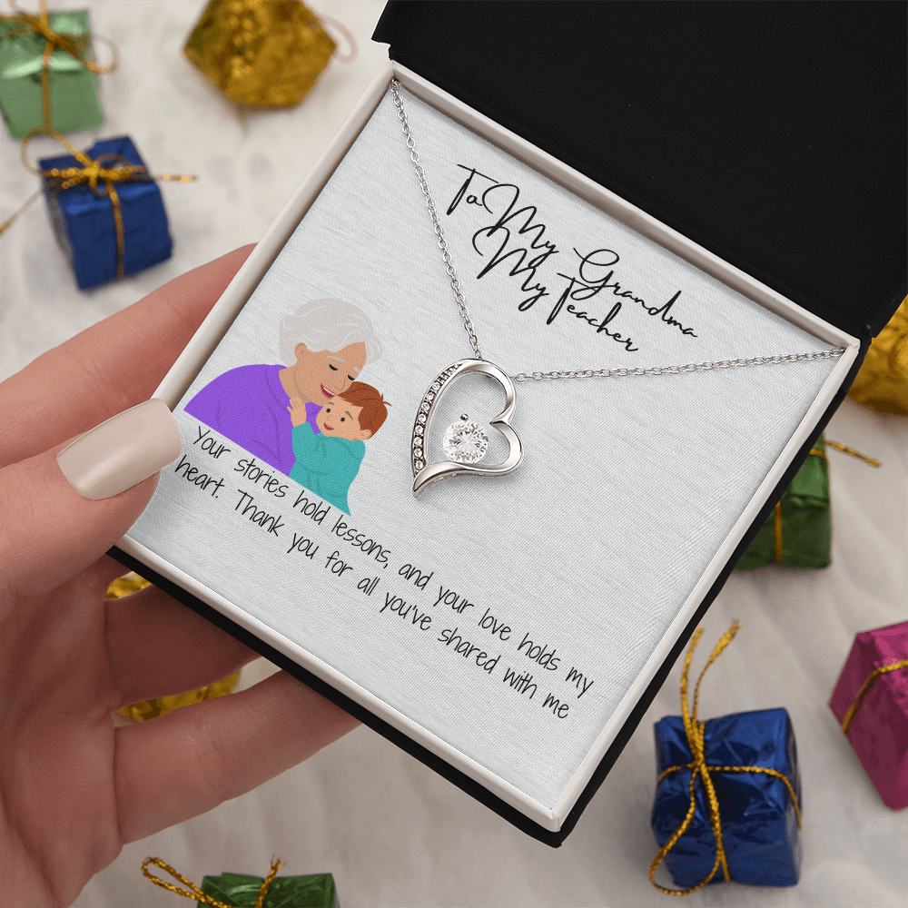 Timeless Love Necklace for Grandma