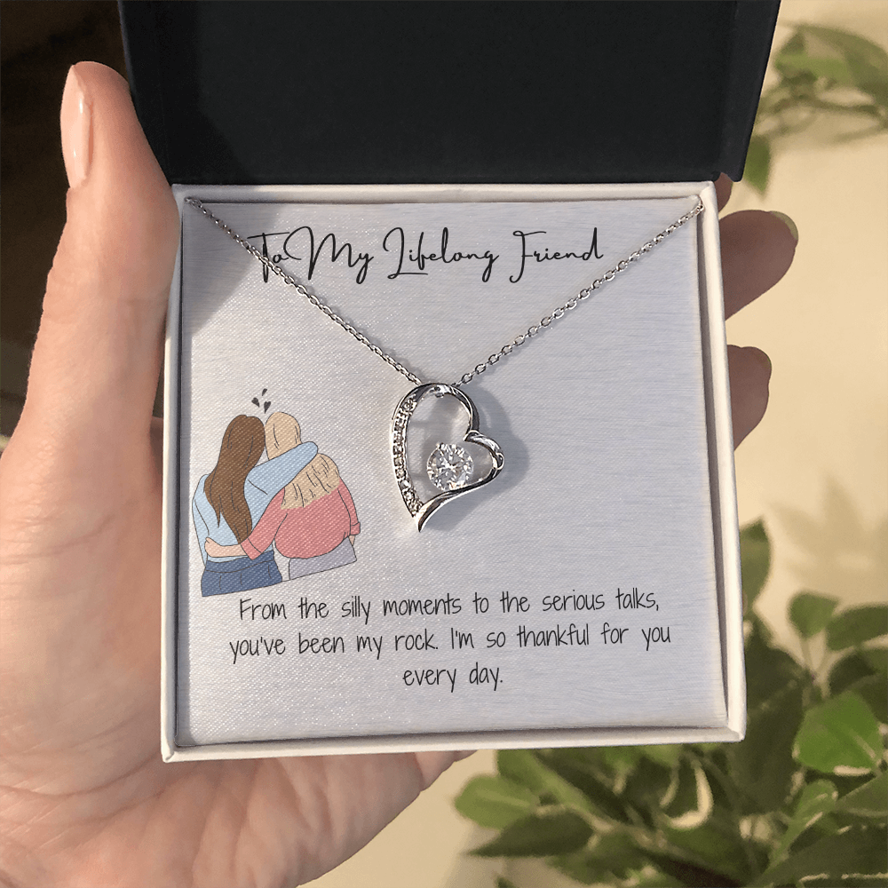 To my best friend Forever Love Necklace
