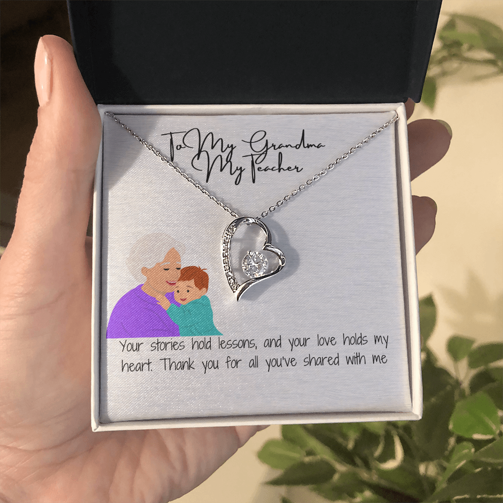 Timeless Love Necklace for Grandma