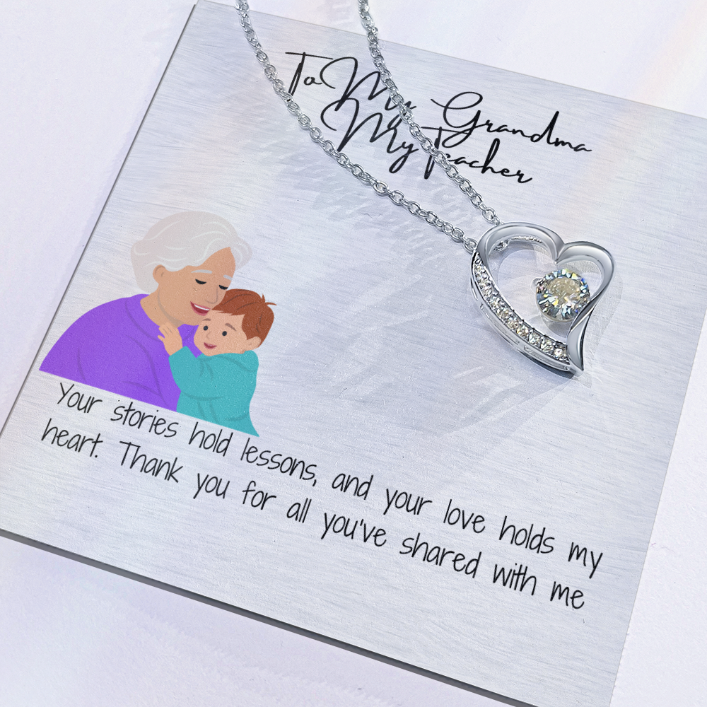 Timeless Love Necklace for Grandma