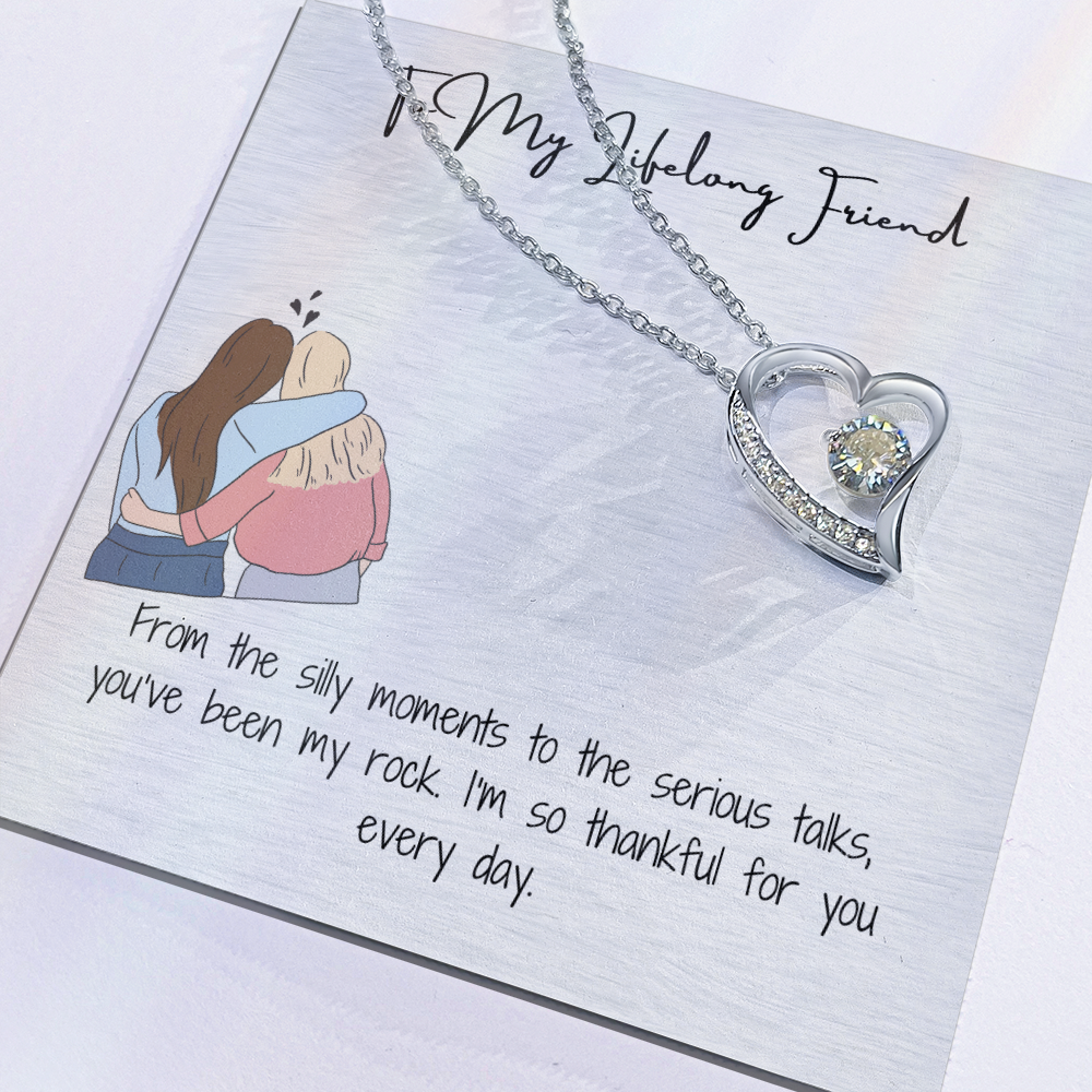 To my best friend Forever Love Necklace