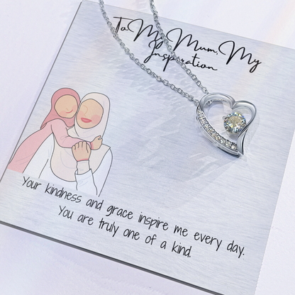 Forever Love Necklace A Heartfelt Gift for My Lovely Mom
